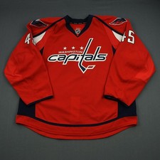 2012-13 Cameron Schilling Washington Capitals Game-Issued NHL Hockey Jersey