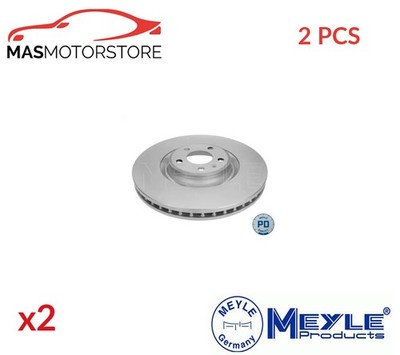 BREMSSCHEIBEN SATZ PAAR VORNE MEYLE 183 521 1049/PD 2PCS A FÜR AUDI A6,A7,A8