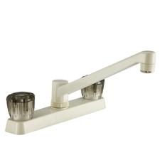 DF-PK600S-BQ High Grade Plastic RV Kitchen Sink Faucet with Smoked Acrylic Kn...