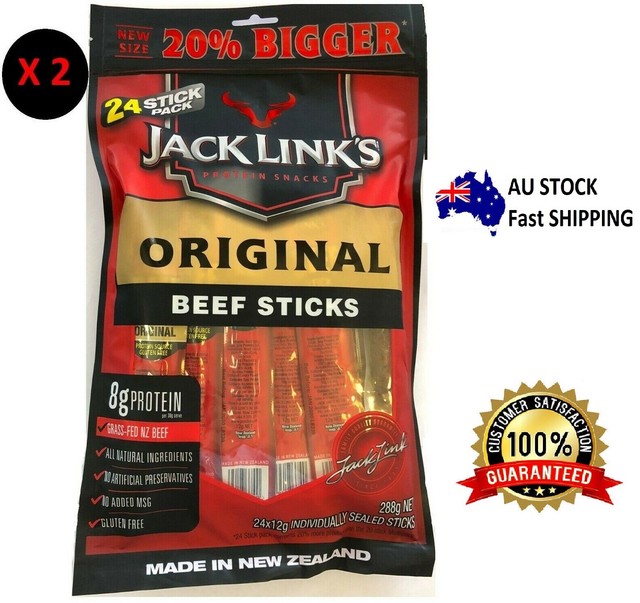 Jack Links Original Beef Jerky 255g Halal 97 Fat Made in Zealand for