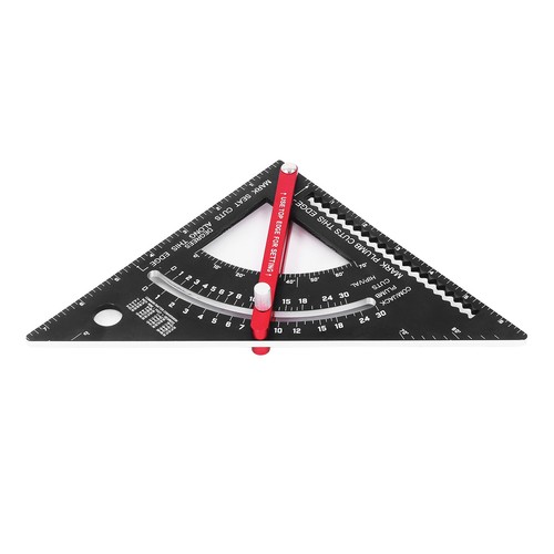Woodworking Ruler AluminumAlloy Scale Ruler W/Goniometer - Picture 17 of 24