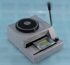 Latest 2 in 1 80 Manual PVC Card Embossing Embosser & Indent Print Machine O