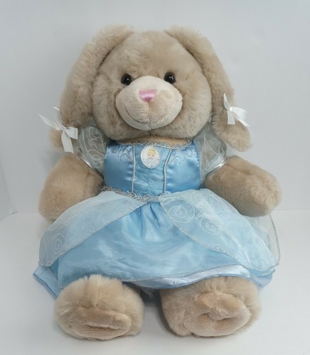 Plush Stuffed Bunny in Cinderella Dress 