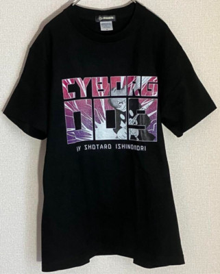 Japanese anime Cyborg 009 T-shirt size S Ishinomori Manga Museum