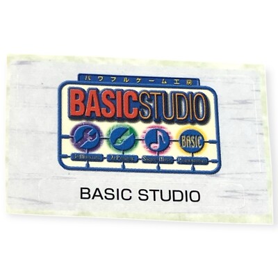 Sony PlayStation 2 PS2 Basic Studio Official Rare Memory Card Sticker
