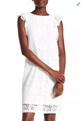 knee length dresses for ladies Farida White Lace Maxi Dress main image 0