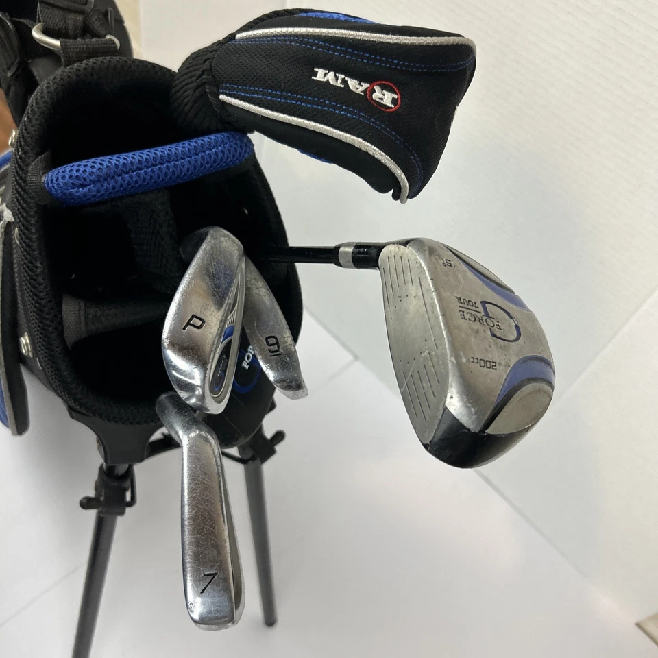 Ram Junior Golf Club Set And Bag 6 Clubs 200cc 7 9 Putter 5 RH - Image 3 of 4