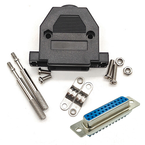 DB23F Video Connector + Hood Socket For Commodore Amiga 500 600 1200 2000 4000