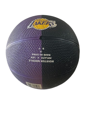 NBA Endorsed Spalding LA Lakers Gameball Basketball Vintage 1990s READ - Picture 5 of 11