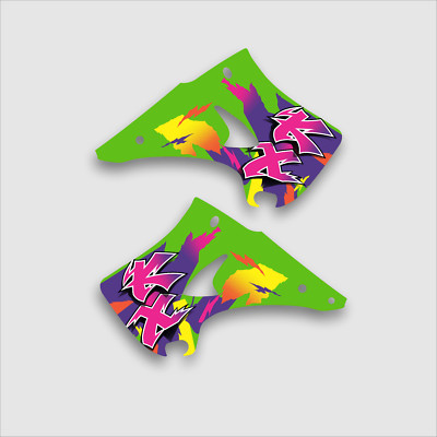 Kawasaki KX125 KX250 2003 - 2013 2 stroke 94 Style Retro Graphics Decals