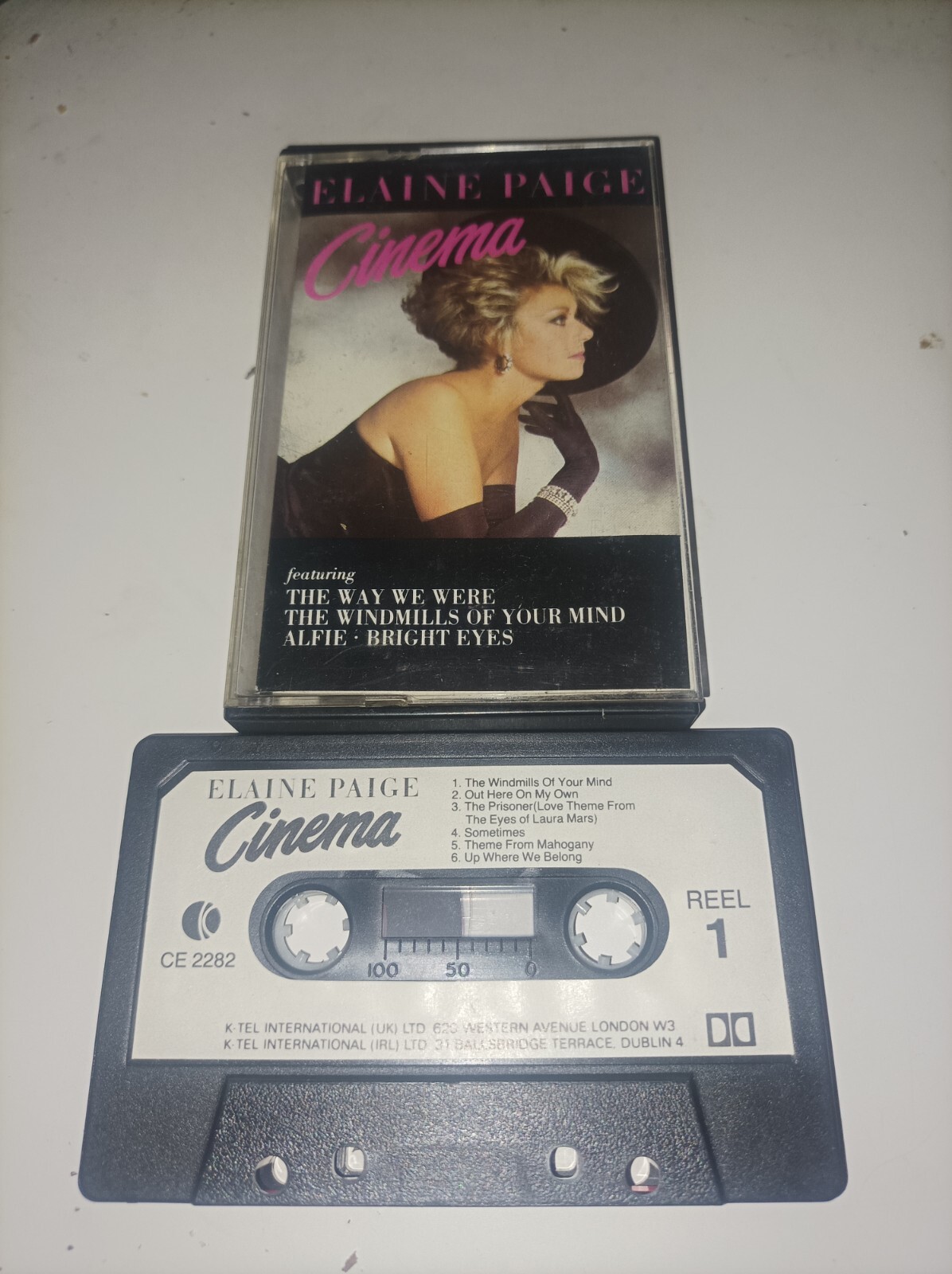K-Tel Elaine Paige Cinema Cassette TESTED