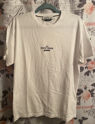 Stone Island Archivio WHITE-L T-Shirt | eBay