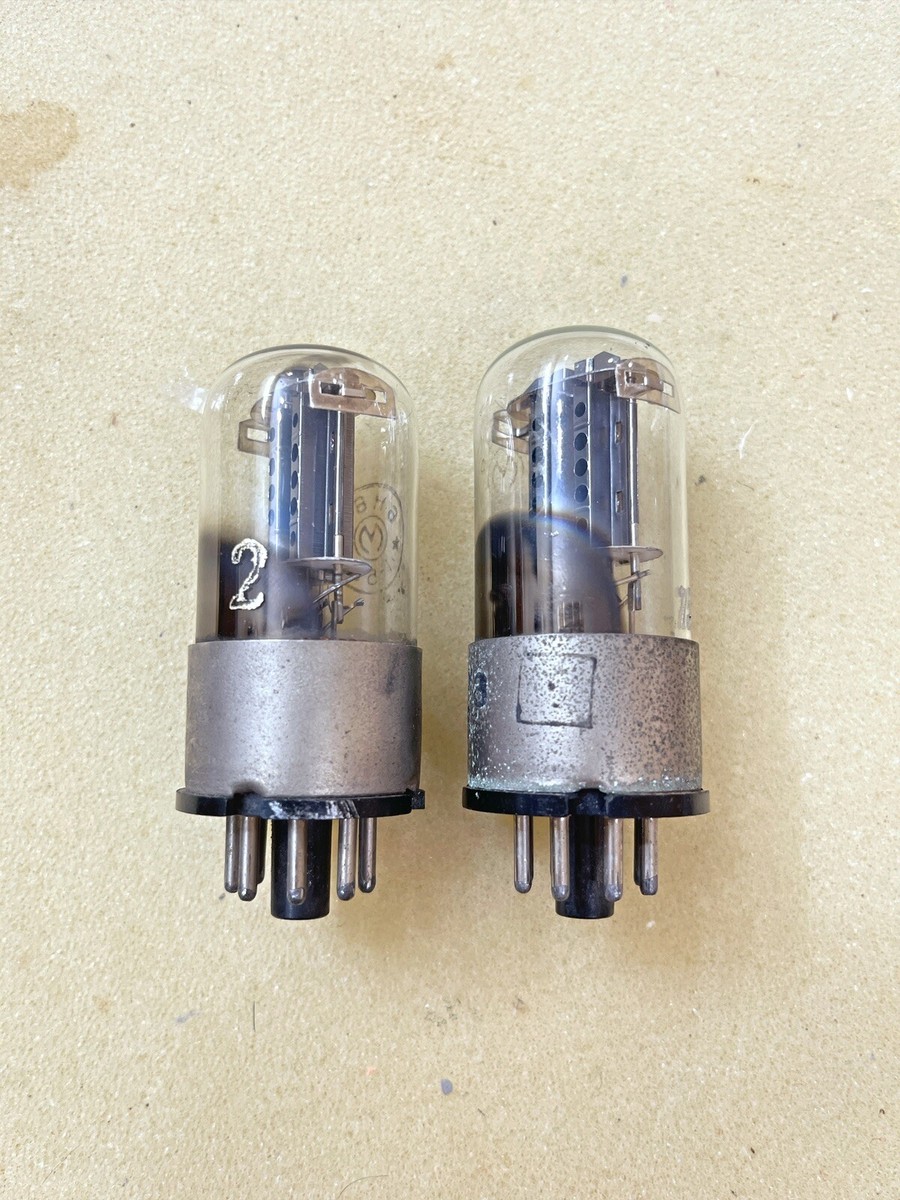 MELZ 6H8C 1578 6SN7 5692 Hole Plates Slightly Used Excellent