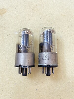 MELZ 6H8C 1578 6SN7 5692 Hole Plates Slightly Used Excellent