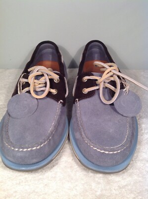 Rockport NWOB baby blue suede boat shoes US Mens sz 10 M