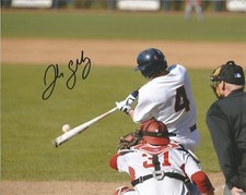 UCONN CONNECTICUT HUSIKIES BASEBALL JACK SUNDBERG TIM CATE SIGNED 8X10 NATIONALS