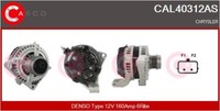 Casco Lichtmaschine Generator 160A 12V FüR Chrysler Voyager IV 3.3