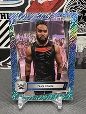 2025 Topps Chrome WWE - Tama Tonga #54 Aqua Shimmer Refractor /199 🎆 Bloodline