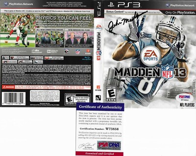 John Madden Signed NFL Madden 13 Cover Autographed PSA/DNA COA EA