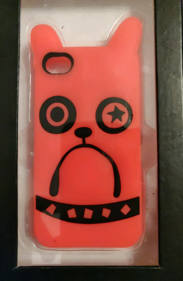 MARC BY MARC JACOBS огурцы розовый бульдог силиконовый iPhone4 чехол Бесплатная доставка - Изображение 3 из 4
