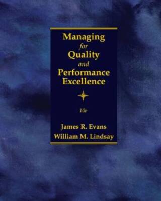 Managing for Quality and Performance Excellence - Hardcover - VERY GOOD