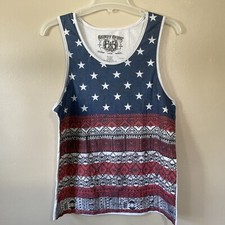 Eighty Eight America Tank Top Made In America Size Large
