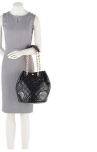 burberry leather bucket bag