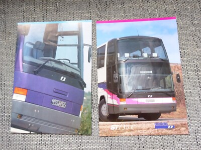 2x Obradors Bus Prospekt Brochure 1990 D/F/E/SP selten rare