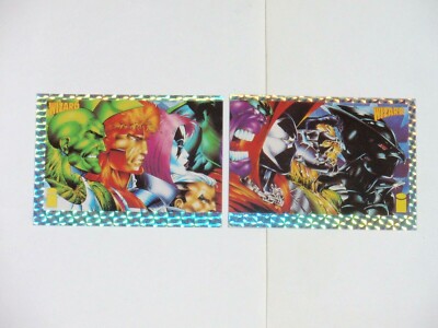 1992 WIZARD MAGAZINE SERIES 1 PRISM PROMO 9 CARD SET SPAWN TODD