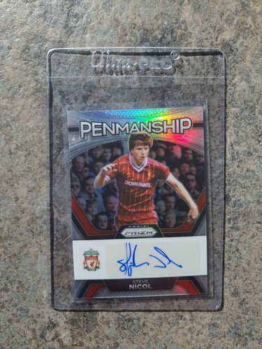 Panini Prizm Premier League 2023/24 - Steve Nicol Auto Liverpool FC /99