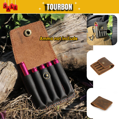 Tourbon Leder gewehr kugeletui 308cal/7.62/30-06,45-70,270 Munition tasche case