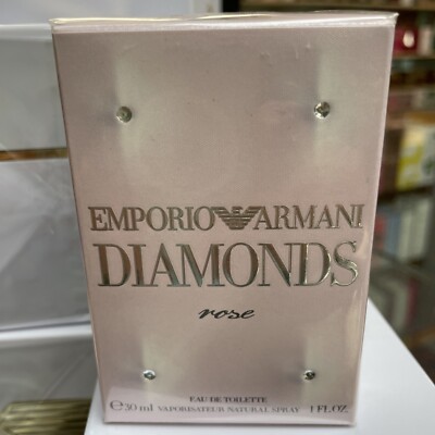 Giorgio Armani Diamonds Rose EDT  Women 1.0 Oz SEALED NEW RARE