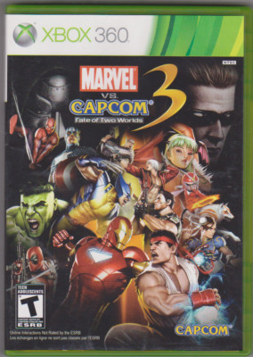 Marvel vs. Capcom 3: Fate of Two Worlds (Xbox 360, 2011) ~ Used Complete ~