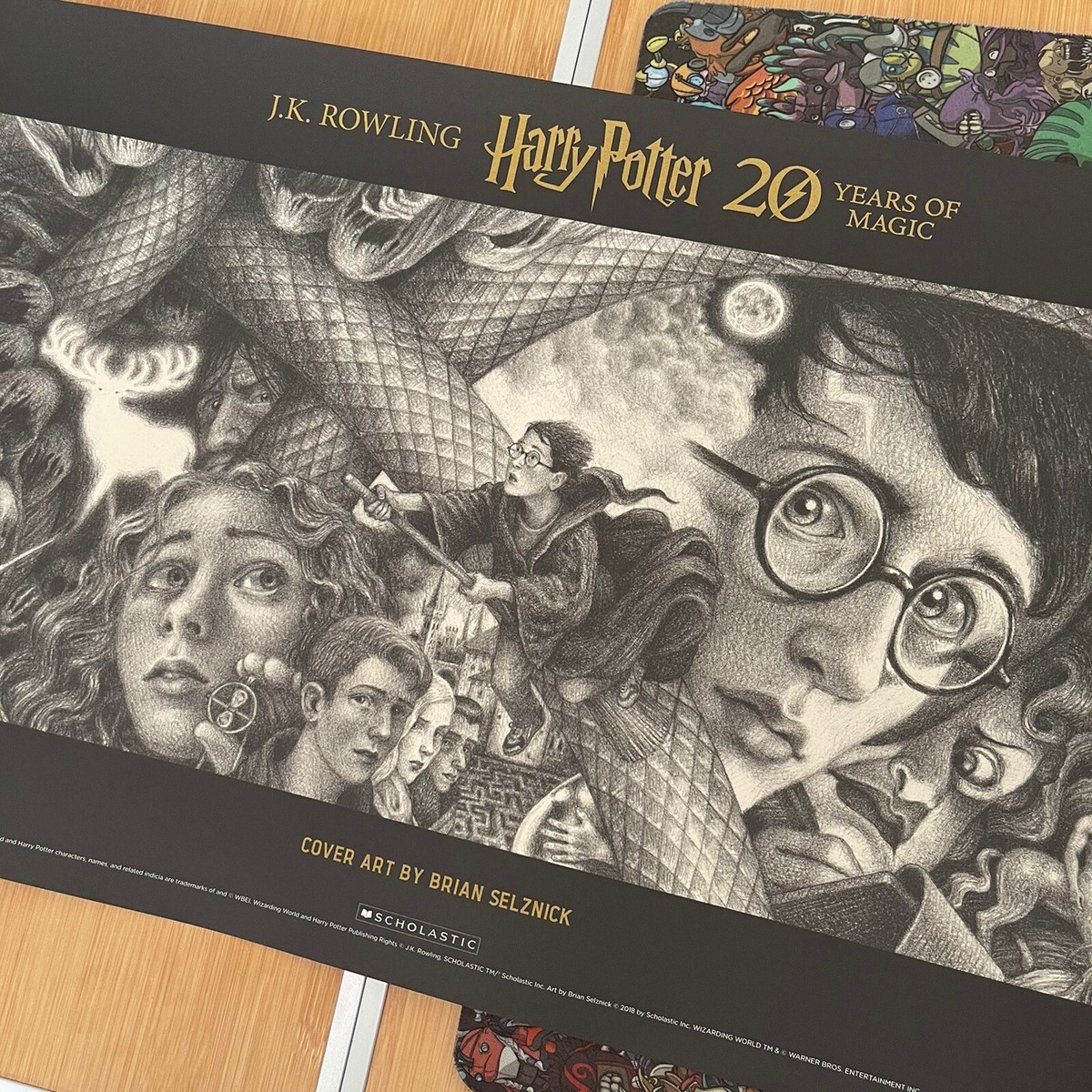 Limited Edition HARRY POTTER 20 YEARS OF MAGIC Poster 11x37 2018