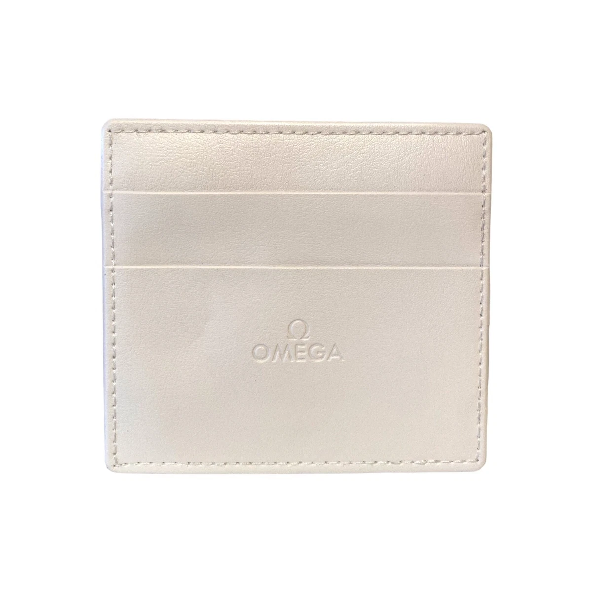 Omega Watch White Warranty Card Holder Wallet