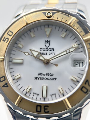 Tudor Prince Date Hydronaut 85193P Two Tone 36mm Automatic Men's