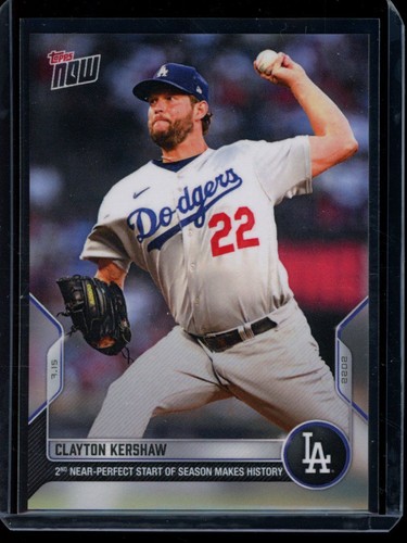 2022 Topps Now 536 Clayton Kershaw