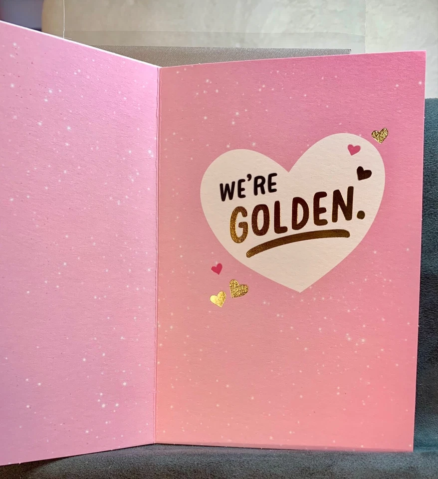 Tarjeta de aniversario Golden Girls Relationship Is Golden Foto 2 de 4