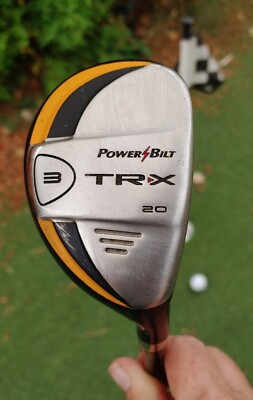 PowerBilt TRX 3 Hybrid 20* RH 75g Stiff Graphite Light Weight Mid Kick High Laun