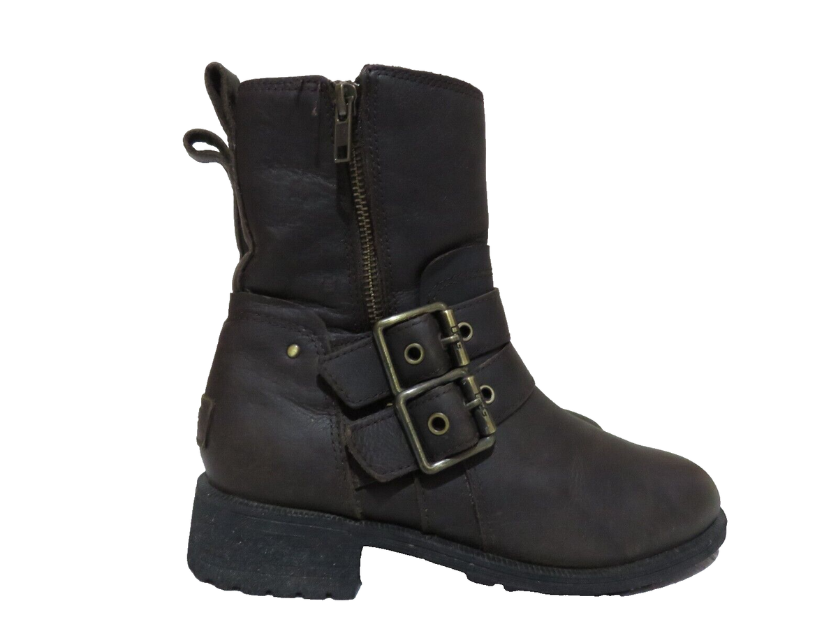 Buckle Ugg Wilde Boots Stout UGG® AUSTRALIA WILDE STOUT LEATHER
