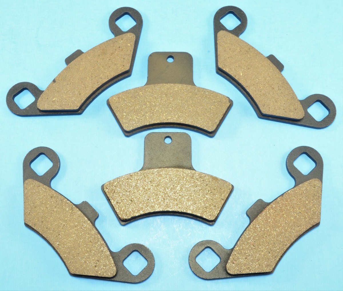 Front & Rear Brake Pad Set For Polaris Xpedition 425 4X4 ATV (2000 Model) | Semi-Metallic, High Heat
