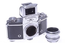   IHAGEE EXAKTA VX TYPE 4 35MM CAMERA PARTS/REPAIR NO LENS W/ MACRO TUBES