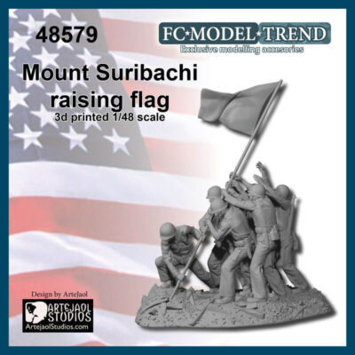 FC Model Trend 1/48 'Mount Suribachi Raising Flag' Iwo Jima Artejaol Studios