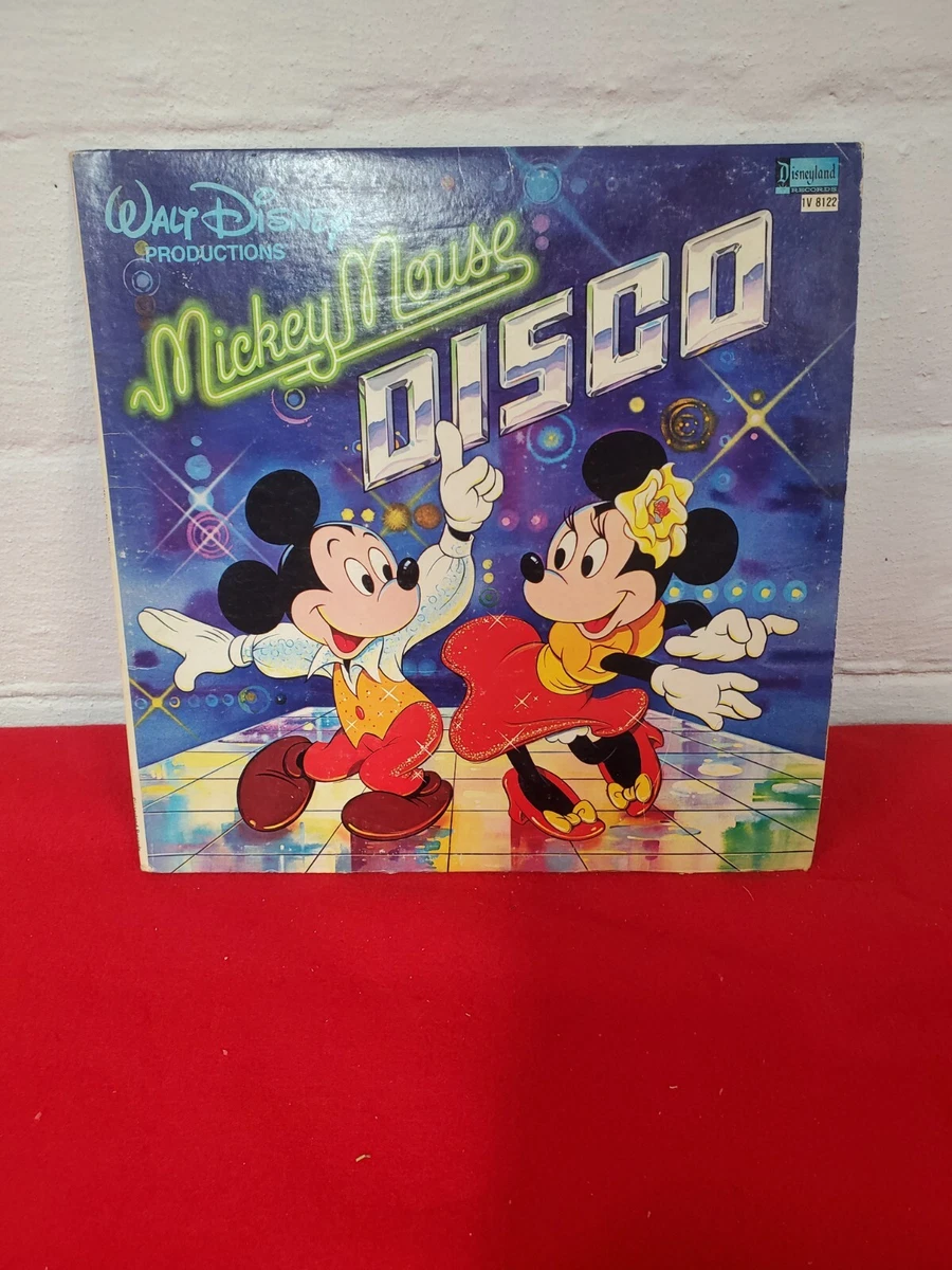Mickey Mouse DISCO レコード Disney's MICKEY MOUSE DISCO Children's Party Dance LP Burnside