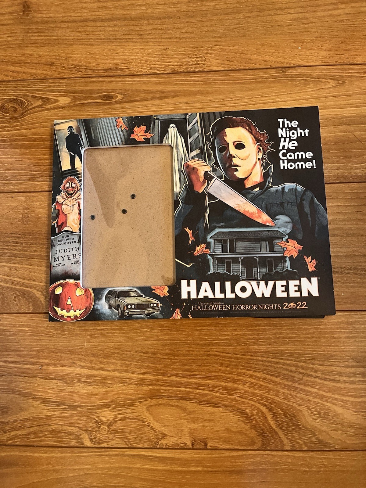 Universal Studios Halloween Horror Nights HHN 2022 4x6 Picture Frame Brand New