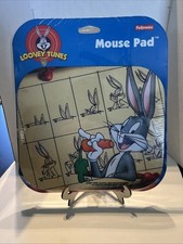 Vintage BUGS BUNNY Mouse Pad Looney Tunes