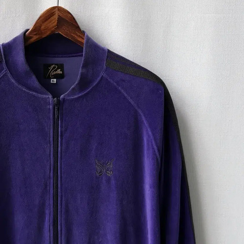 Needles 23AW RC Velour Track Jacket Purple XL