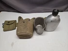 1944 US MILITARY WW2 CANTEEN, CUP, COVER, Ammo Pouch Belt