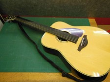 Yamaha FG830 Acoustic Guitar with Soft Case and Capo Used Good Condition