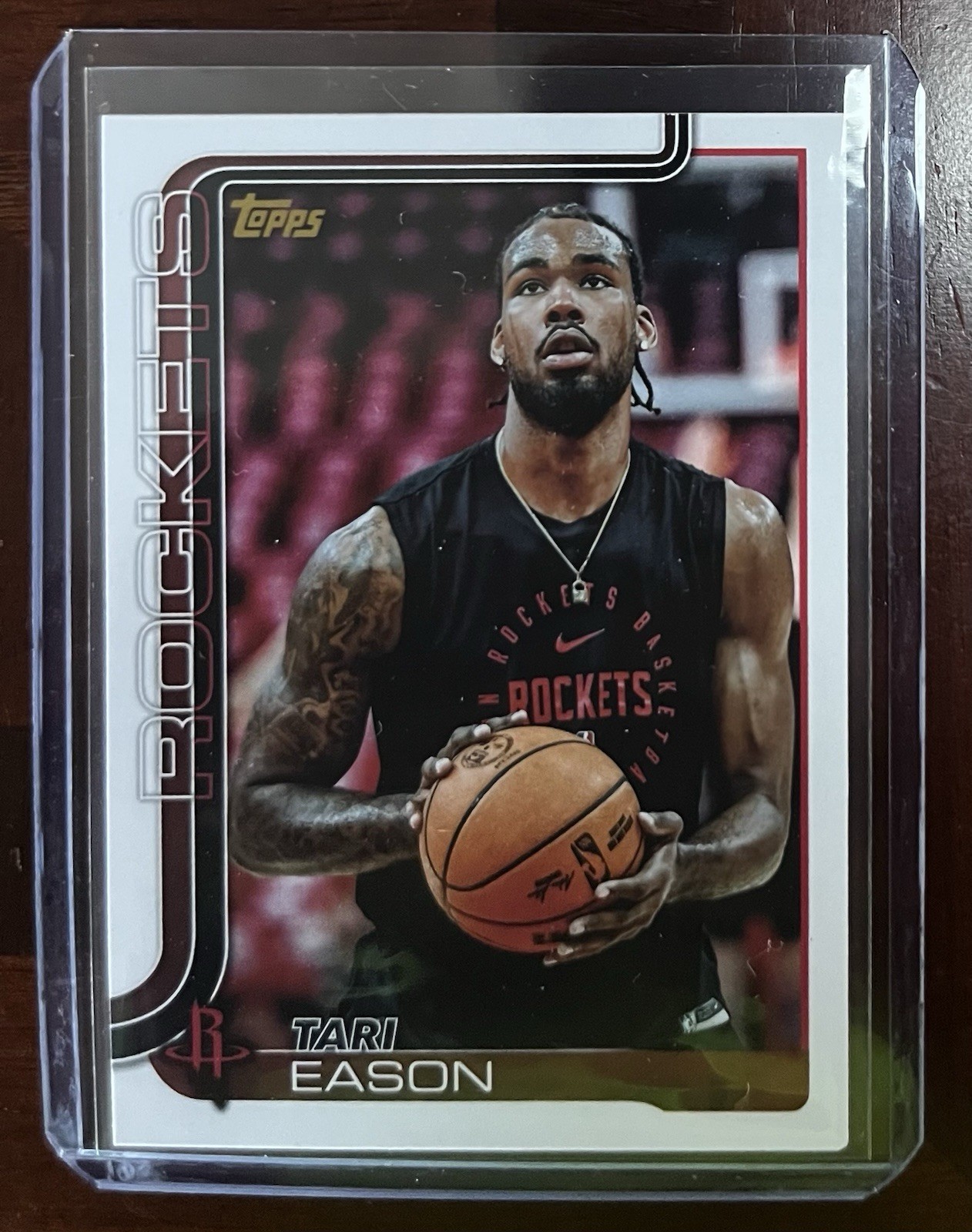 2025-26 Topps Basketball Tari Eason #179 Golden Mirror SSP Houston Rockets